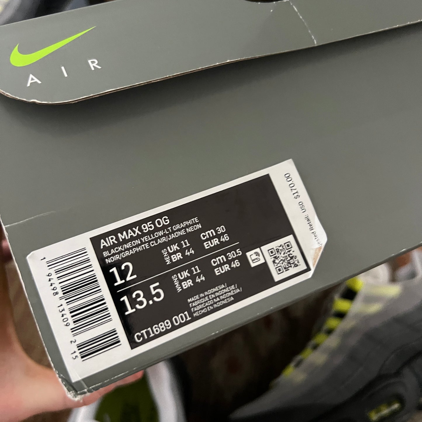 AIRMAX 95 NEON 2020 UK11