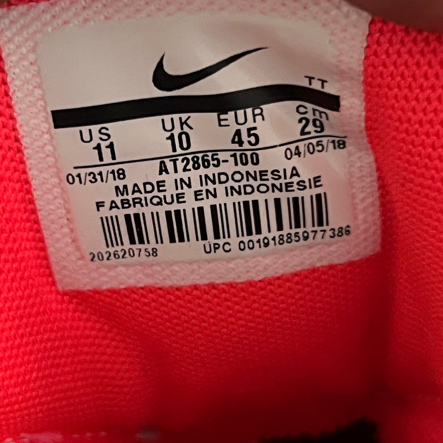 AIRMAX 95 SOLAR RED UK10