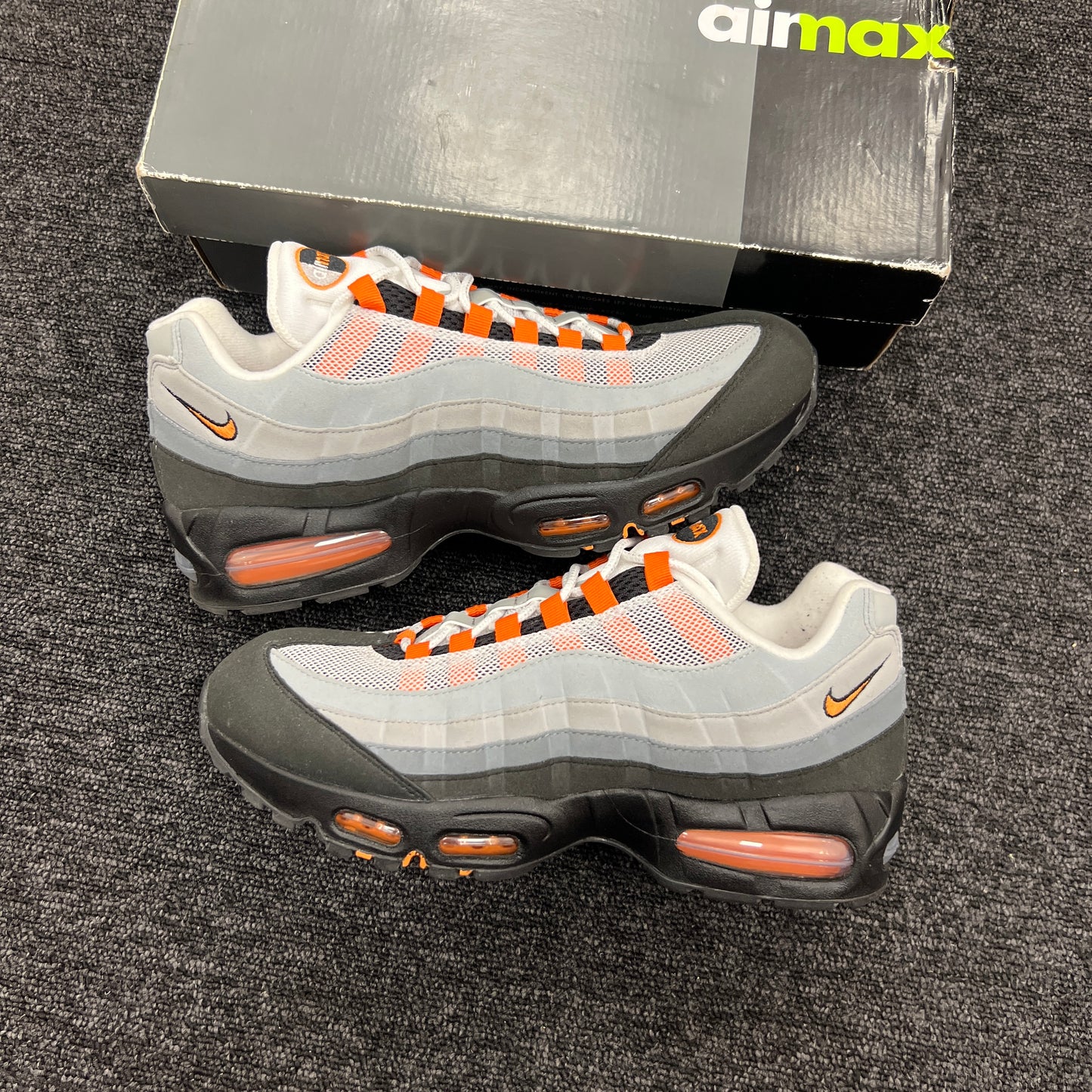 AIRMAX 95 MANDARIN BIG BUBBLE UK9