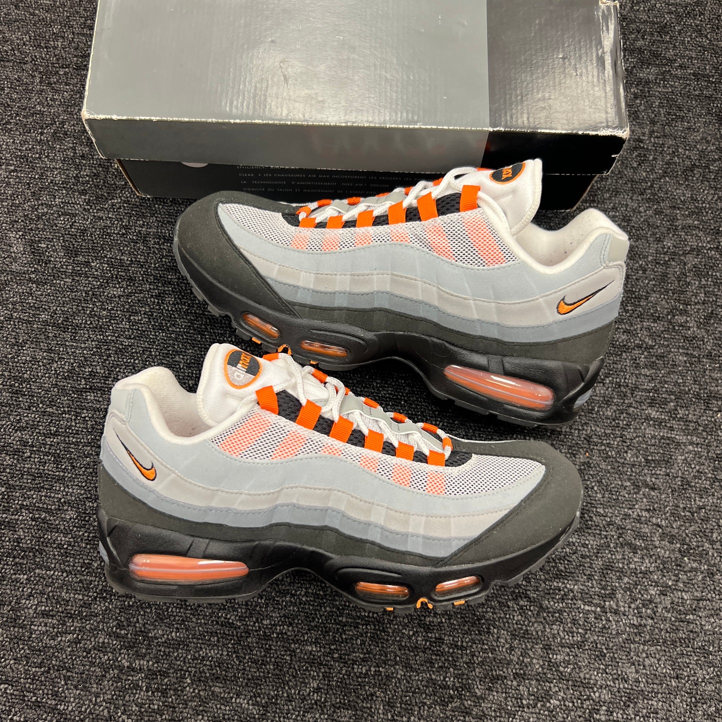 AIRMAX 95 MANDARIN BIG BUBBLE UK9