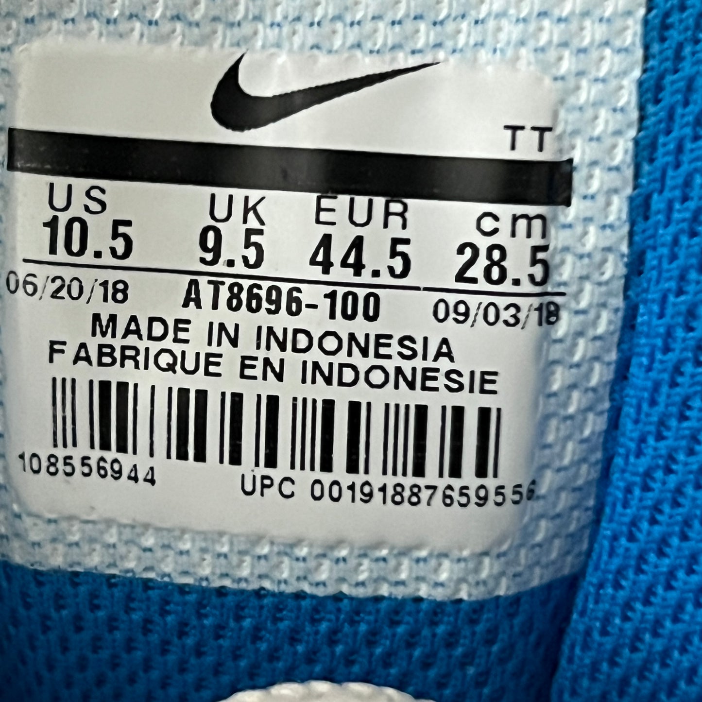 AIRMAX 95 CRYSTAL BLUE UK9.5