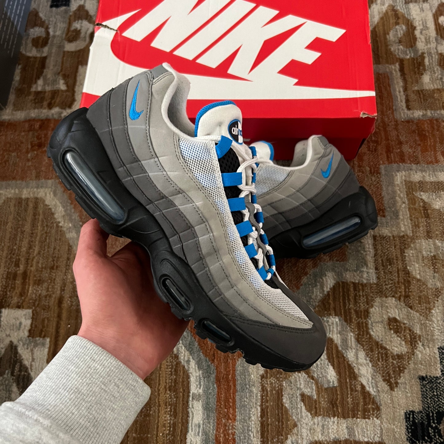 AIRMAX 95 CRYSTAL BLUE UK9.5